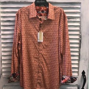 Men’s Robert Graham Button Down Shirt. NWT!!